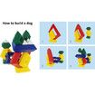 Stacking Pyramid Building Toys, 3D Puzzles, Brain Teaser for Kids Adults, Creative Preschool Learning Activities, Construction Toys (45PCS)