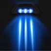 Solar Deck Lights LED Driveway Lights Solar Powered Dock Light Outdoor IP68 Waterproof Road Markers for Step Sidewalk Stair Boat Garden Ground Pathway Yard