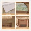 Inflatable Air Tent Blow Up Party Camping 4 Person Glamping Family 4 Season Winter Outdoor XL Easy Setup Sun Water Proof Oxford Pump 3x2x2.1m