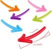 Decorative Refrigerator Magnets, Perfect Fridge Magnets for House Office Personal Use (6Pcs Arrow)