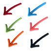 Decorative Refrigerator Magnets, Perfect Fridge Magnets for House Office Personal Use (6Pcs Arrow)