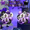 Wednesday Addams Children's Birthday Party Background Decoration Banner Tableware Balloon Flags Party Supplies Site Layout halloween party decorations