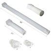 White 2-Pack Rain Gutter Downspout Extensions Flexible,Drain Downspout Extender,Down Spout Drain Extender,Gutter Connector Rainwater Drainage,Extendable from 21 to 60 Inches