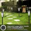 4Pack Solar Flame Torch,Outdoor Lights with Flickering Flame, Waterproof Solar Lights for Garden Decor Pathway Patio Yard