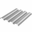 Nonstick Perforated Baguette Pan for French Bread Baking 15 Inch x 13 Inch 4 Loaf Silver Mold for Toaster Oven