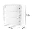 Display Case for Figures Clear Acrylic Organizer with Magnetic Door Wall-Mounted 3-Tiers for Pop Mart Blind