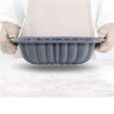 Silicone Bread Loaf Pan with Fluted Design, Food Grade Non-Stick Silicone Baking Mold