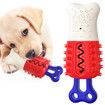 Dogs Chewing Stick Supply Cooling Chew Toys Freezable Pet Teething Toys Summer Dogs Ice Chewing Toys Bone Shape Teeth Cleaning Toys for Puppies Color Blue