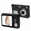 Digital Camera, Compact Camera 2.7 Inch 8X Digital Zoom Camera 18MP Teen Camera Digital Portable Mini Cameras Pocket Selfie HD Student Digital Camera Color Black
