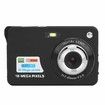 Digital Camera, Compact Camera 2.7 Inch 8X Digital Zoom Camera 18MP Teen Camera Digital Portable Mini Cameras Pocket Selfie HD Student Digital Camera Color Black