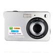 Digital Camera, Compact Camera 2.7 Inch 8X Digital Zoom Camera 18MP Teen Camera Digital Portable Mini Cameras Pocket Selfie HD Student Digital Camera Color Silver