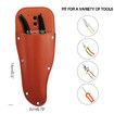 Garden Pruner Sheath Pruner Tool Holster Protective Case Cover Scabbard for Gardening Pruning Shears Scissor - Brown