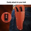 Garden Pruner Sheath Pruner Tool Holster Protective Case Cover Scabbard for Gardening Pruning Shears Scissor - Brown
