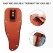 Garden Pruner Sheath Pruner Tool Holster Protective Case Cover Scabbard for Gardening Pruning Shears Scissor - Brown