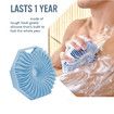 Silicone Body Scrubber, Exfoliating Body Scrubber for Sensitive Skin, Blue