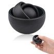 Fidget Toy for Adults,Fidget Gyro Toys,Gift Ideas Fidgets Gifts for Boys Girls Teens Kids,ADHD Autism Stress Relief Finger Toy Hand Fidget Spinner (Black)