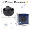 Fidget Toy for Adults,Fidget Gyro Toys,Gift Ideas Fidgets Gifts for Boys Girls Teens Kids,ADHD Autism Stress Relief Finger Toy Hand Fidget Spinner (Black)