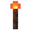 Minecraft Toys Redstone LED Flashlight | USB Rechargeable For Night Light, Costume And Role Play