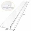 Kitchen Stove Counter Gap Cover,Silicone Gap Cover with Heat Resistant Wide & Long Gap Filler Used for Protect Gap Filler Sealing Spills in Kitchen Counter,Stovetops Semi-Clear 21 Inches (2 Pack)