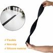 Kitchen Stove Counter Gap Cover,Silicone Gap Cover with Heat Resistant Wide & Long Gap Filler Used for Protect Gap Filler Sealing Spills in Kitchen Counter,Stovetops Black 21 Inches (2 Pack)