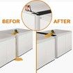 Kitchen Stove Counter Gap Cover,Silicone Gap Cover with Heat Resistant Wide & Long Gap Filler Used for Protect Gap Filler Sealing Spills in Kitchen Counter,Stovetops Black 21 Inches (2 Pack)