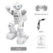Education Toys, Remote Control Robot Gesture Sensing Dancing Programmable Smart Robot For Kids Age 4 to 12 (Blue)
