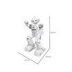 Education Toys, Remote Control Robot Gesture Sensing Dancing Programmable Smart Robot For Kids Age 4 to 12 (Blue)