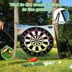 Golf Chipping Game with Sticky Balls and Darts fun Game Mat Indoor OutdoorGolf Game Set for Children Over 3 Years Old and Adults Golf Clubs