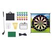 Golf Chipping Game with Sticky Balls and Darts fun Game Mat Indoor OutdoorGolf Game Set for Children Over 3 Years Old and Adults Golf Clubs