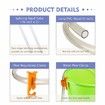 Aquarium Gravel Cleaner,New Quick Water Changer with Air-Pressing Button Fish Tank Sand Cleaner Kit Aquarium Siphon Vacuum Cleaner with Water Hose Controller Clamp