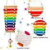 6 Packs Chicken Toys, Chicken Xylophone hens, Chicken Mirror Toys, Chicken Ladders Swing Toys and Vegetable Hanging Feeder Chicken Coop Accessories