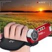 Video Camcorder Digital Portable Camera Recorer 270 Degree Rotation Full HD 16X DV Cameras for Travelling Vlogging Red