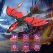RC Plane,2.4GHz Remote Control Dragon Plane Toys,2CH 6-axis Gyro Stabilizer RTF Airplane with 2 Batteries,Easy to Fly for Adults Kids Beginners Boys