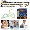 8PCS Skeleton Fidget Toys,Finger Sensory Toys Fluorescent,Decompress Skeleton Man,Toys for Stress Relief,Party Bag Fillers,Party Favours