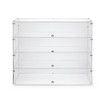 Large Cake Display Cabinet 4 Tier Acrylic Stand Case Unit Holder Bakery Cupcake Muffin Donut Pastry Model Toy Showcase Desktop 5mm Transparent