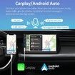 Double Din Car Stereo with Carplay and Android Auto with 7 Inch HD LCD Capacitive Touchscreen