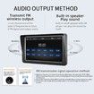 Portable Touch Screen Wireless Carplay and Android Auto, 7 Inch Car Stereo with Mirror Link/Bluetooth/FM Transmitter/USB/TF