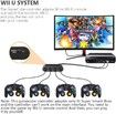 Gamecube Adapter for Nintendo Switch Gamecube Controller Adapter and WII U and PC