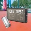 Electronic Scoreboard Mini Score Counter Basketball Scoreboard Digital Scoreboard for Games Competition Indoor Sports Badminton
