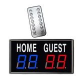 Electronic Scoreboard Mini Score Counter Basketball Scoreboard Digital Scoreboard for Games Competition Indoor Sports Badminton