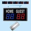 Electronic Scoreboard Mini Score Counter Basketball Scoreboard Digital Scoreboard for Games Competition Indoor Sports Badminton
