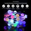 10M String Lights LED Leather thread String Lights Dream Color Remote Control Outdoor Waterproof Christmas Holiday Bluetooth Control Bedroom Wedding