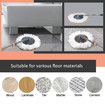 Spin Mop and Bucket Kit Wood Tile Floor Cleaner 4 Microfibre Heads Magic Dry Twist Dust Cleaning System