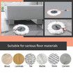 Spin Mop and Twin Bucket Set Tile Wood Floor Cleaner 4 Microfibre Heads Magic Dry Twist Separate Stackable Cleaning System