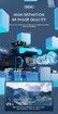 6k Profesional HD Camera Mini RC Drone Obstacle Avoidance Aerial Photography Brushless Optical Flow Foldable Quadcopter 3 batteries