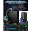 RGB Cooling Fan Charging Station with Dual Charger Dock Stand Cooler System for Xbox Series X