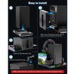 RGB Cooling Fan Charging Station with Dual Charger Dock Stand Cooler System for Xbox Series X