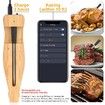 Wireless Meat Thermometer,450ft Meat Thermometer Digital,Smart APP Control Bluetooth Food Thermometer,Ultra-Sensitive Kitchen Thermometer with Thinner Probe for Cooking,Oven,Grill,BBQ