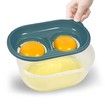 Egg White Separator with Egg Beater,Egg Separator Yolk White Separator Egg White Filter Storage Box Food Grade Level Kitchen Gadgets Egg Separator for Kitchen Cooking Kitchen Gadgets (Blue)