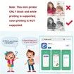 Mini Photo Printer For IPhone/Android,1000mAh Portable Thermal Photo Printer For Gift Study Notes Work Children Photo Picture Memo Color Blue